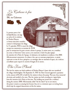 Circuit patrimonial - Cabane à feu - Municipalité Saint-Pacôme